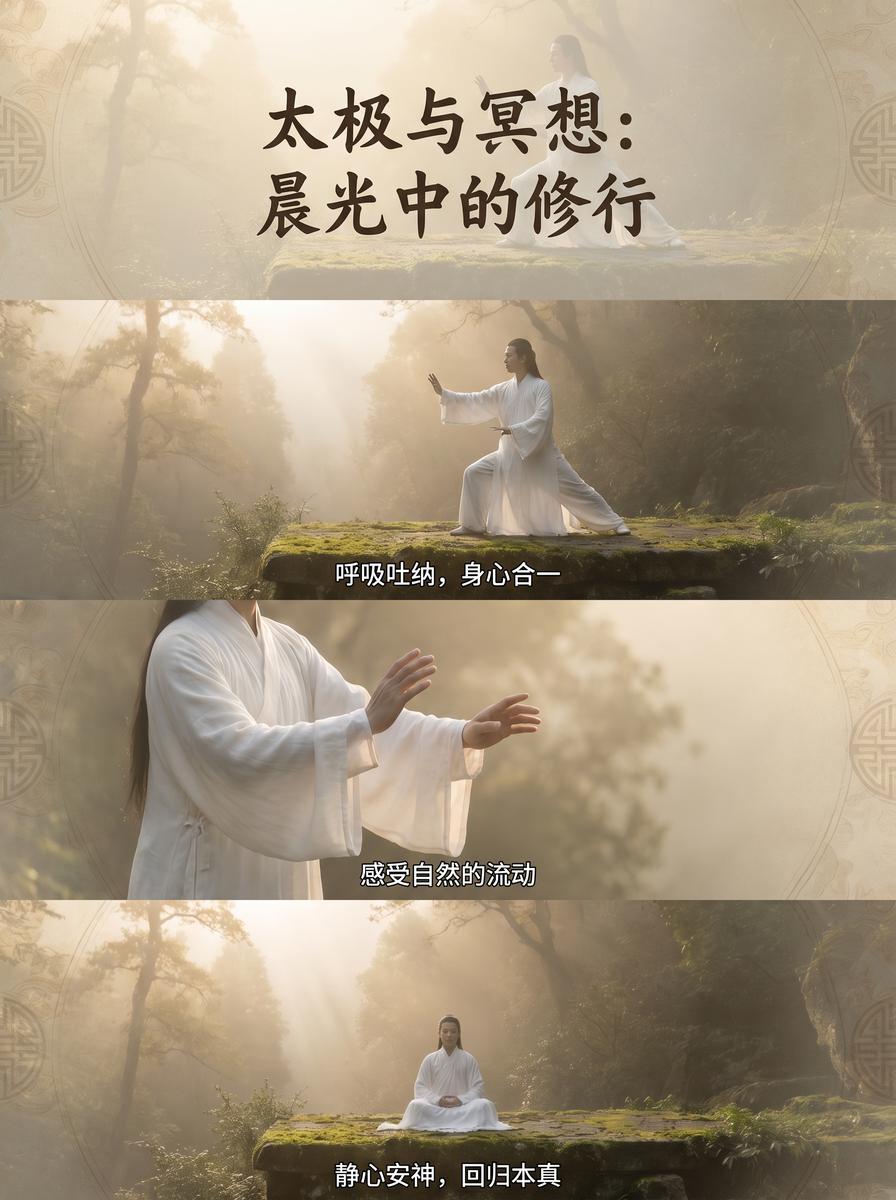 17C 太极晨练视频演示：晨光中的东方身心修行 - www.ltmtnff.cn